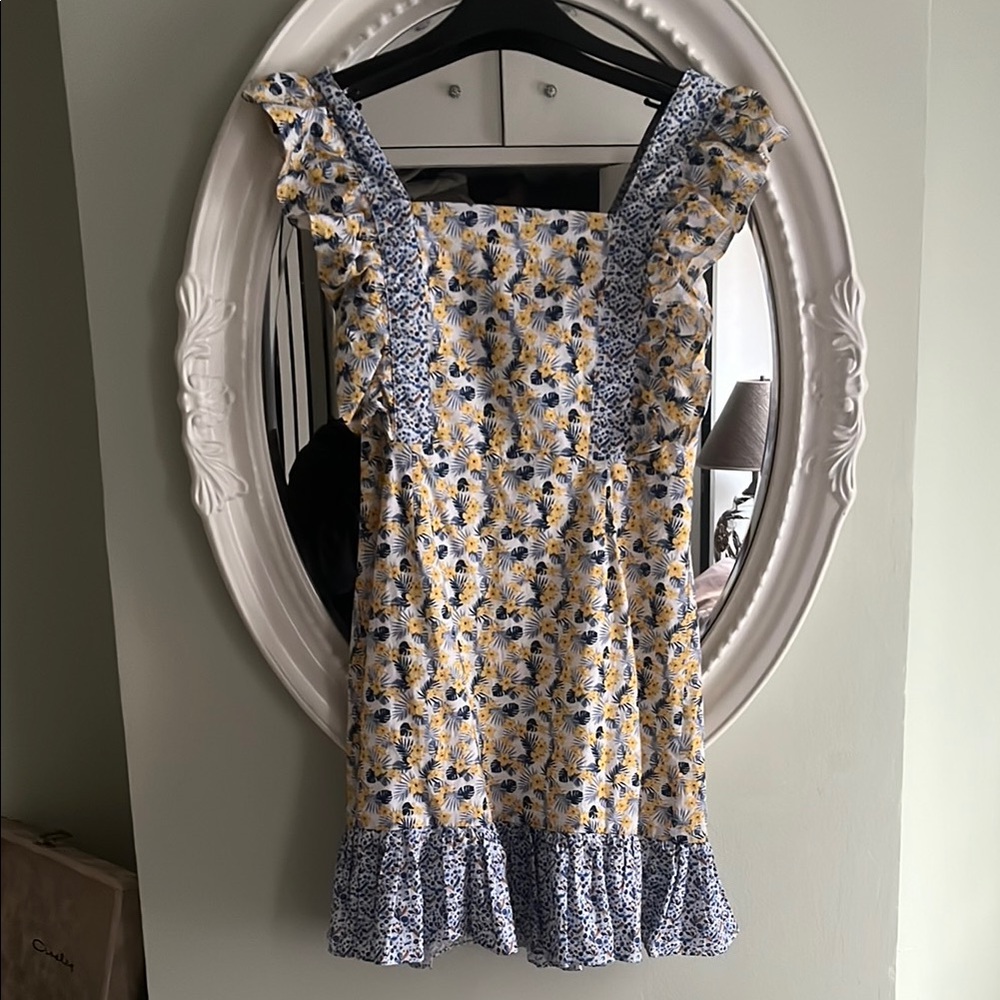 70/21 Floral Ruffle Dress